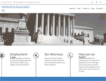 Tablet Screenshot of hollandattorney.com